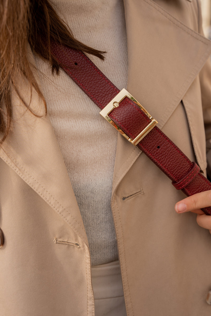 Sac Banane Rachel - Rouge Fonce