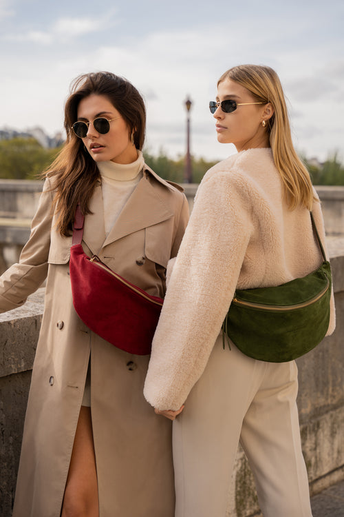 Sac Banane Rachel - Rouge Fonce