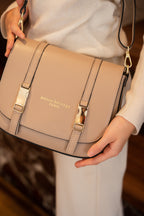 Bolso bandolera Tex Box - Taupe