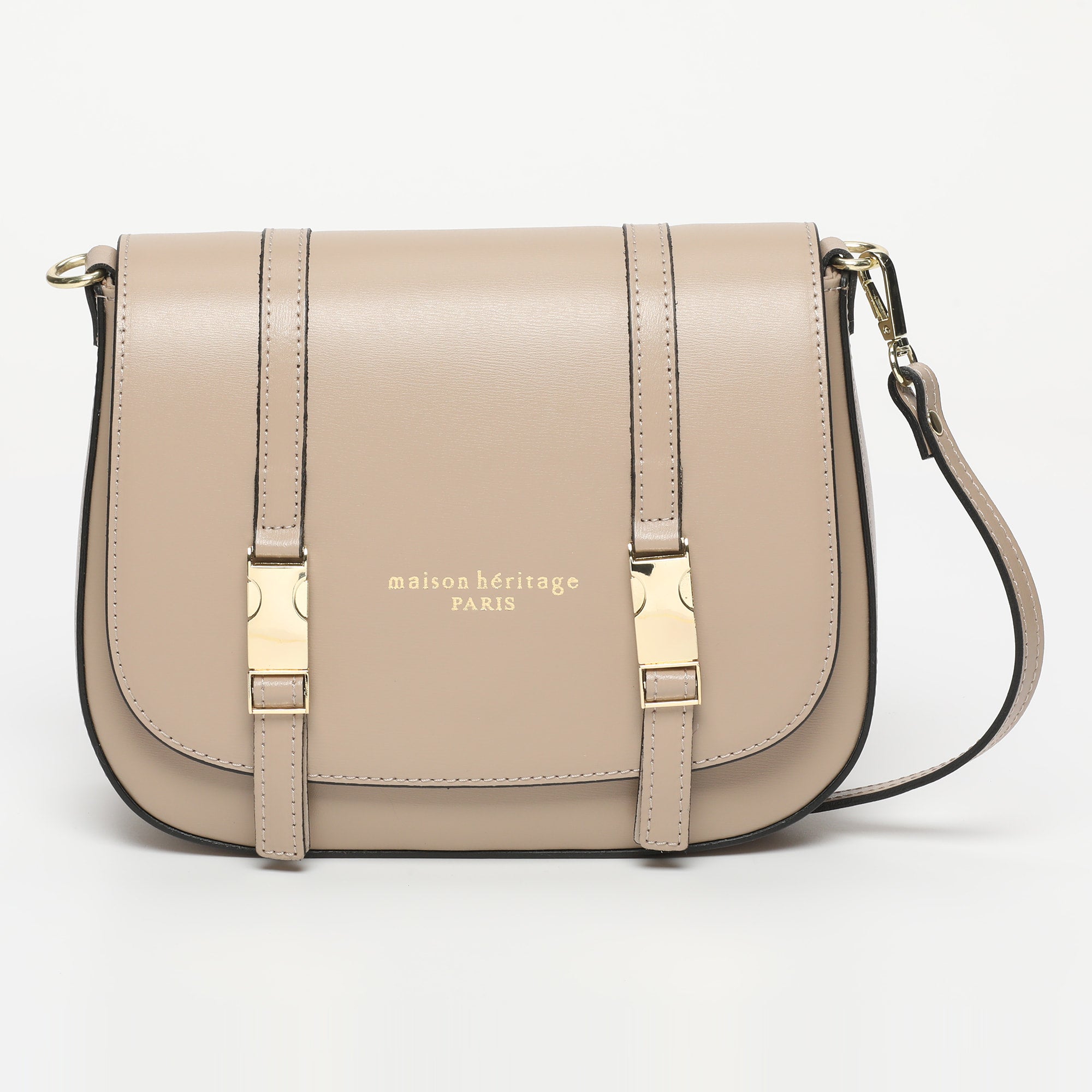 Bolso bandolera Tex Box - Taupe