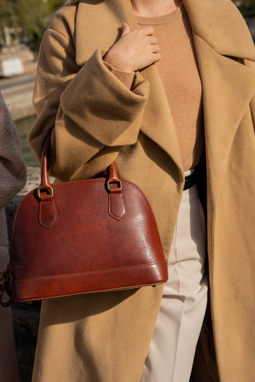 Sac A Main Yasuo - Marron - Vintage