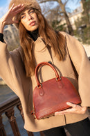 Sac A Main Yasuo - Marron - Vintage