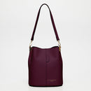 Sac Porte Epaule Bruna Graine - Bordeaux