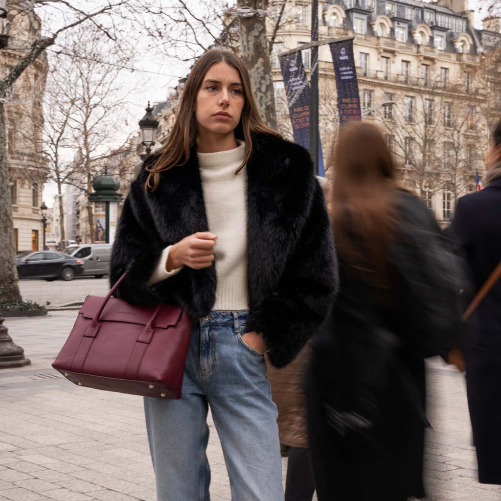 Borsa a mano Elara - Bordeaux