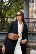 Sac Banane Kimi Croco - Camel