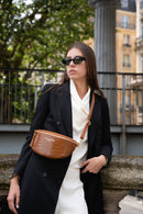 Sac Banane Kimi Croco - Camel