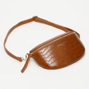 Sac Banane Kimi Croco - Camel