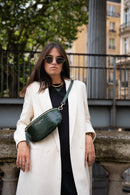 Sac Banane Kimi Croco - Vert Bouteille