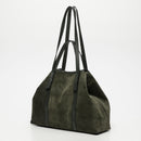 Sac Cabas Malta Suede - Vert Bouteille