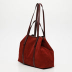 Bolso Tote Malta Suede - Burdeos