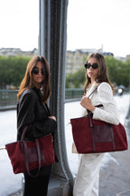 Sac Cabas Mini Malta Suede - Bordeaux