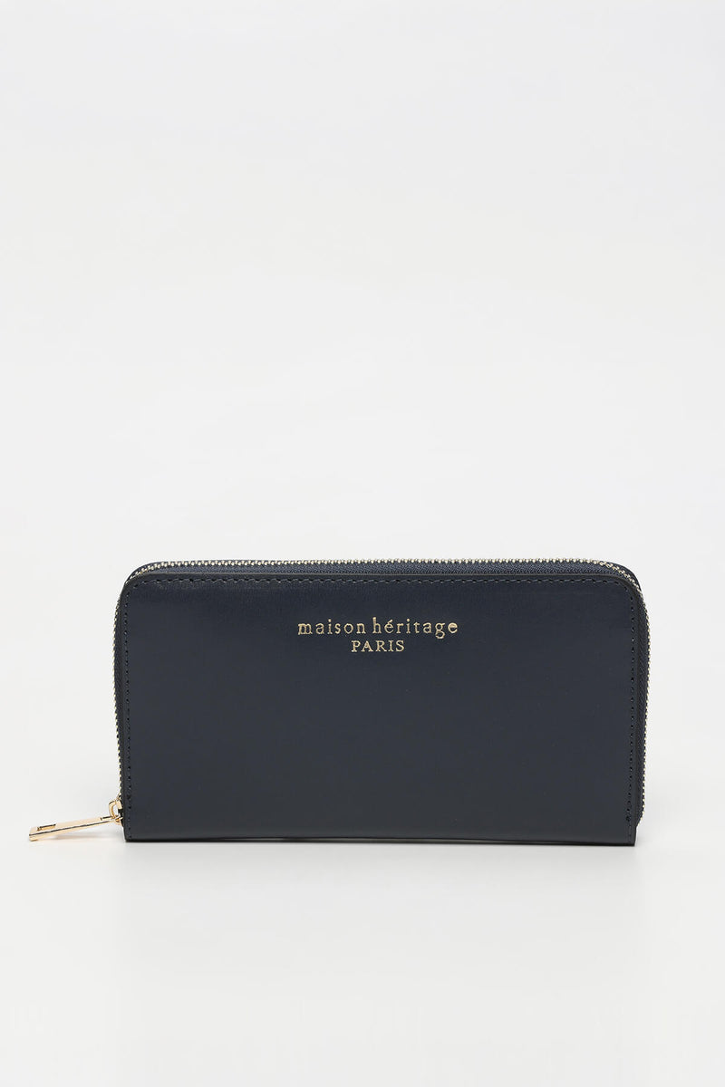 Portefeuille Pely Box - Noir Methalique