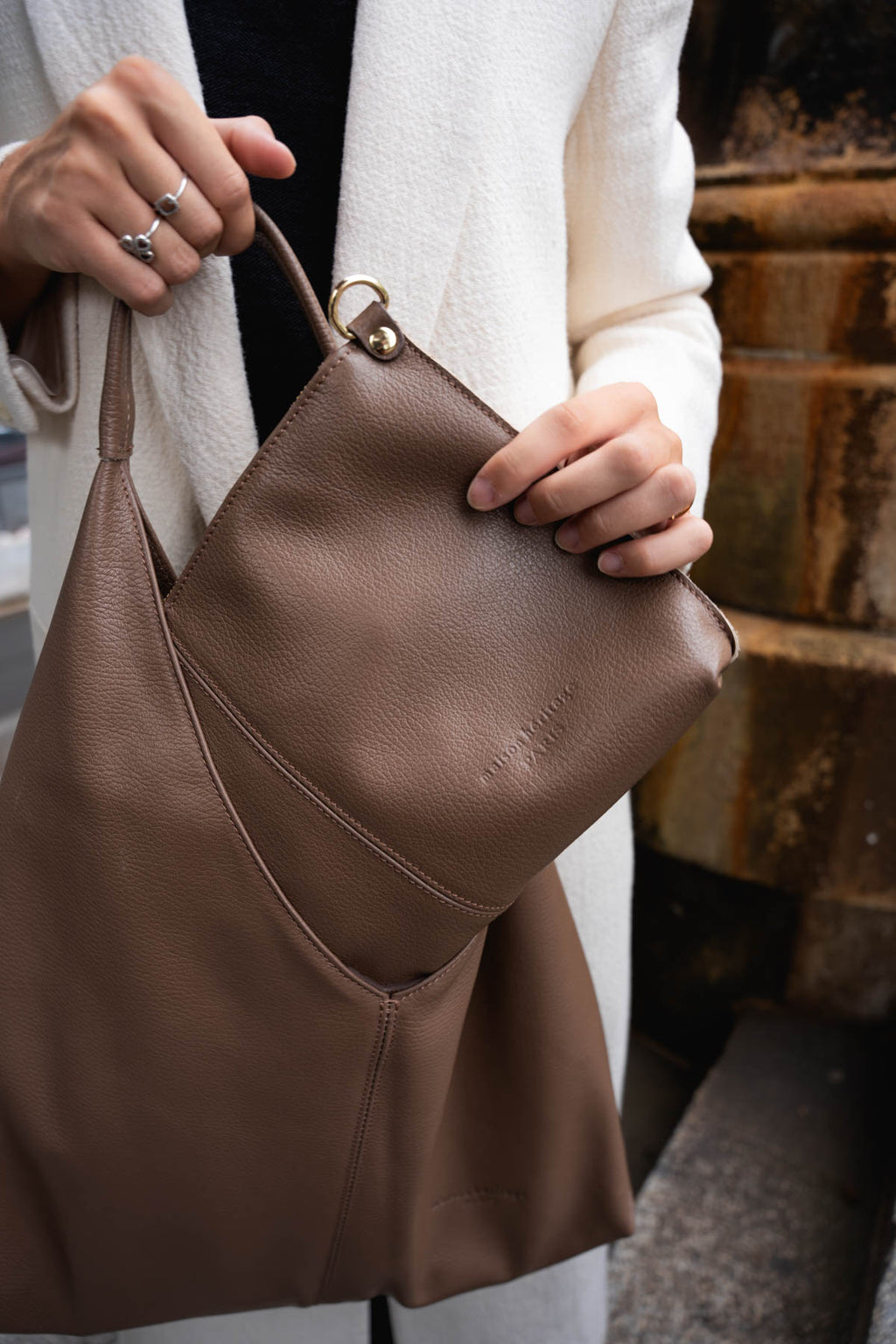 Sac Cabas Perle - Taupe