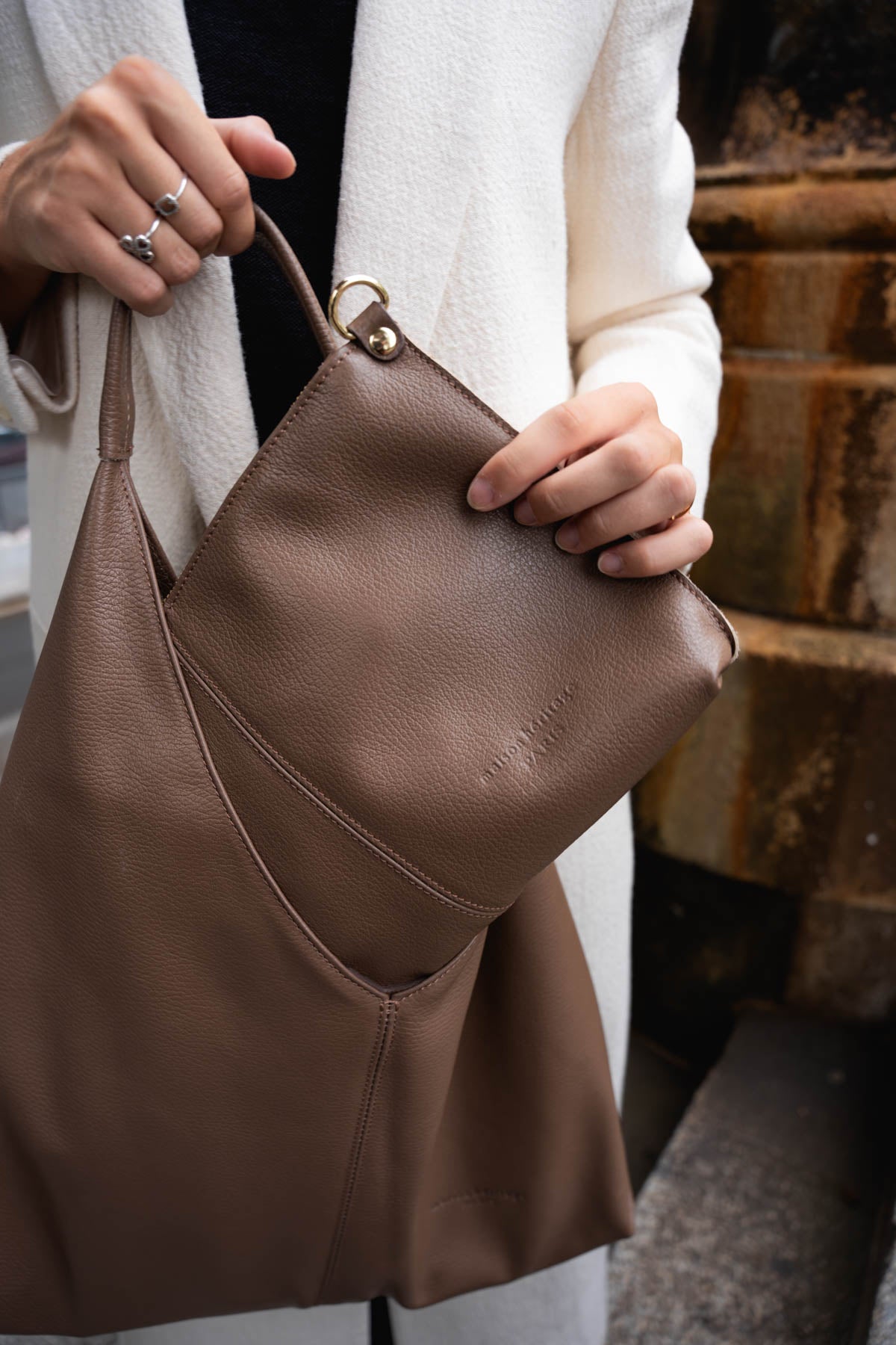 Sac Cabas Perle - Taupe