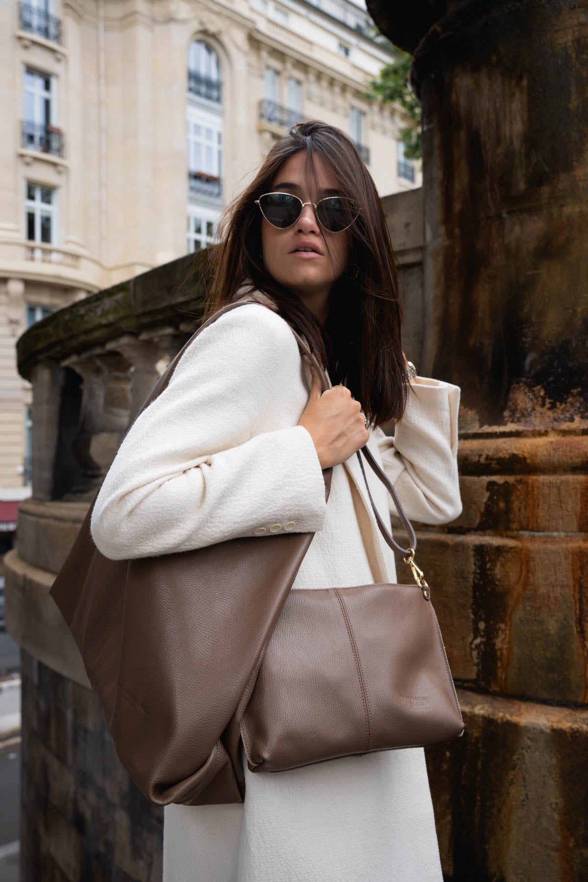 Sac Cabas Perle - Taupe