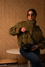Sac Porté-Épaule Rhea - Noir