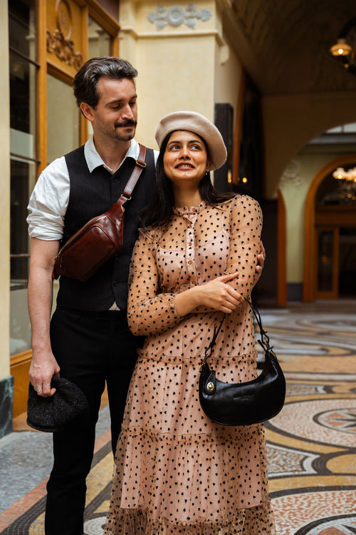 Sac Porte Epaule Rhea - Noir