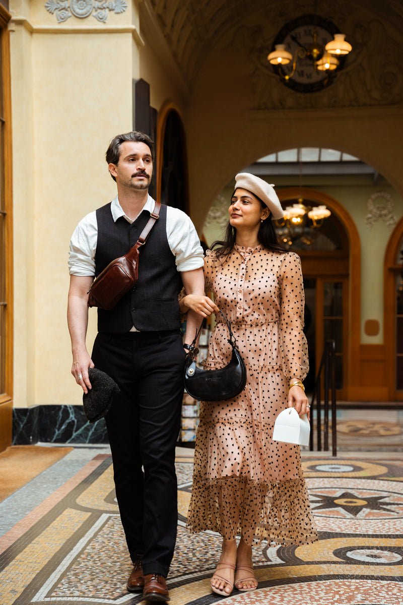 Sac Porte Epaule Rhea - Noir