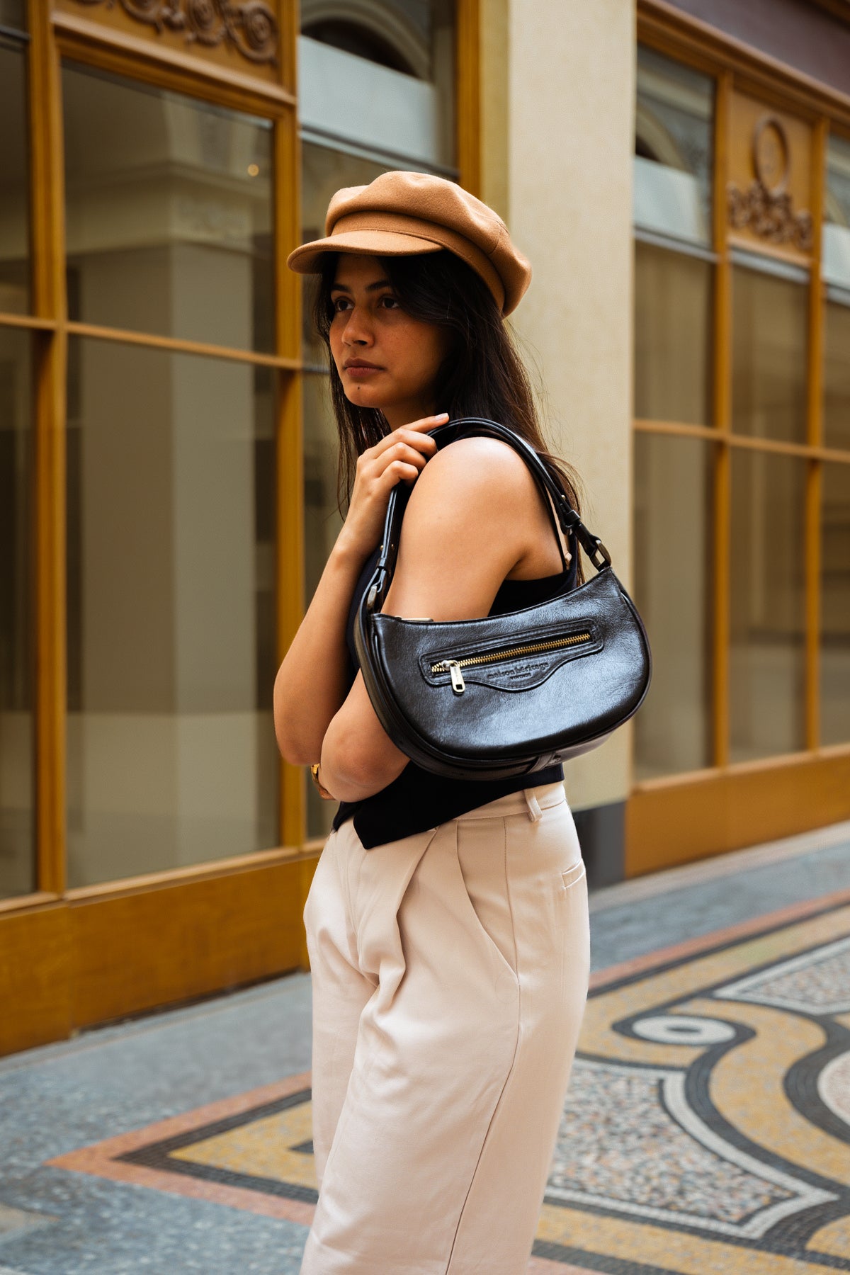 Sac Porté-Épaule Sirius - Noir