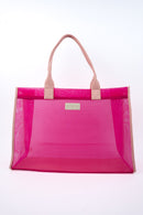 Bolso tote bajo - Rosa