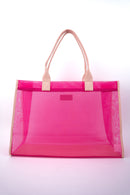 Bolso tote bajo - Rosa