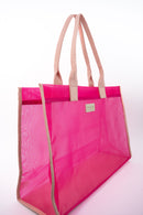 Bolso tote bajo - Rosa