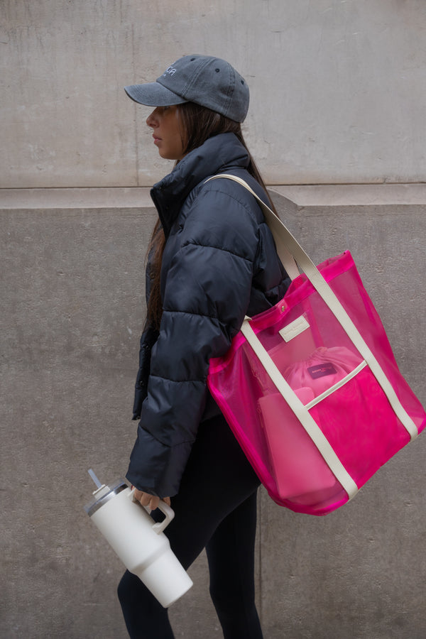 Bolso Bandolera Blues - Rosa / Beige