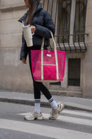 Sac Porté-Épaule Blues - Rose / Beige