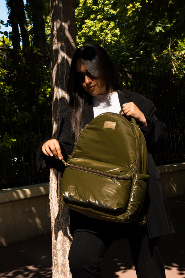 Mochila Elisa Grande - Verde oliva