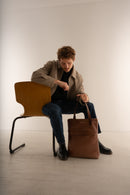 Bolso tote Enzo - Marrón