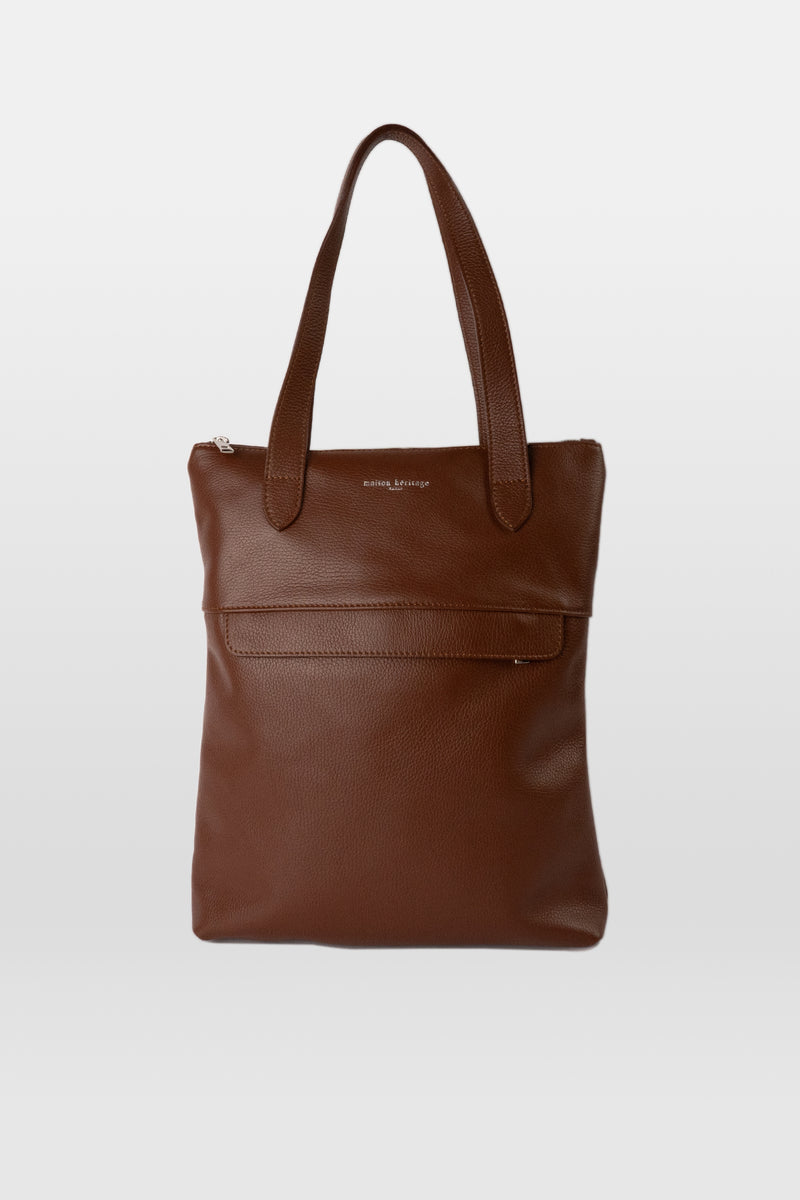 Bolso tote Enzo - Marrón