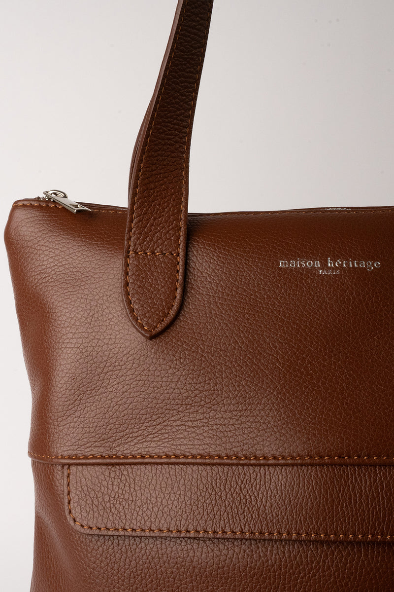 Bolso tote Enzo - Marrón