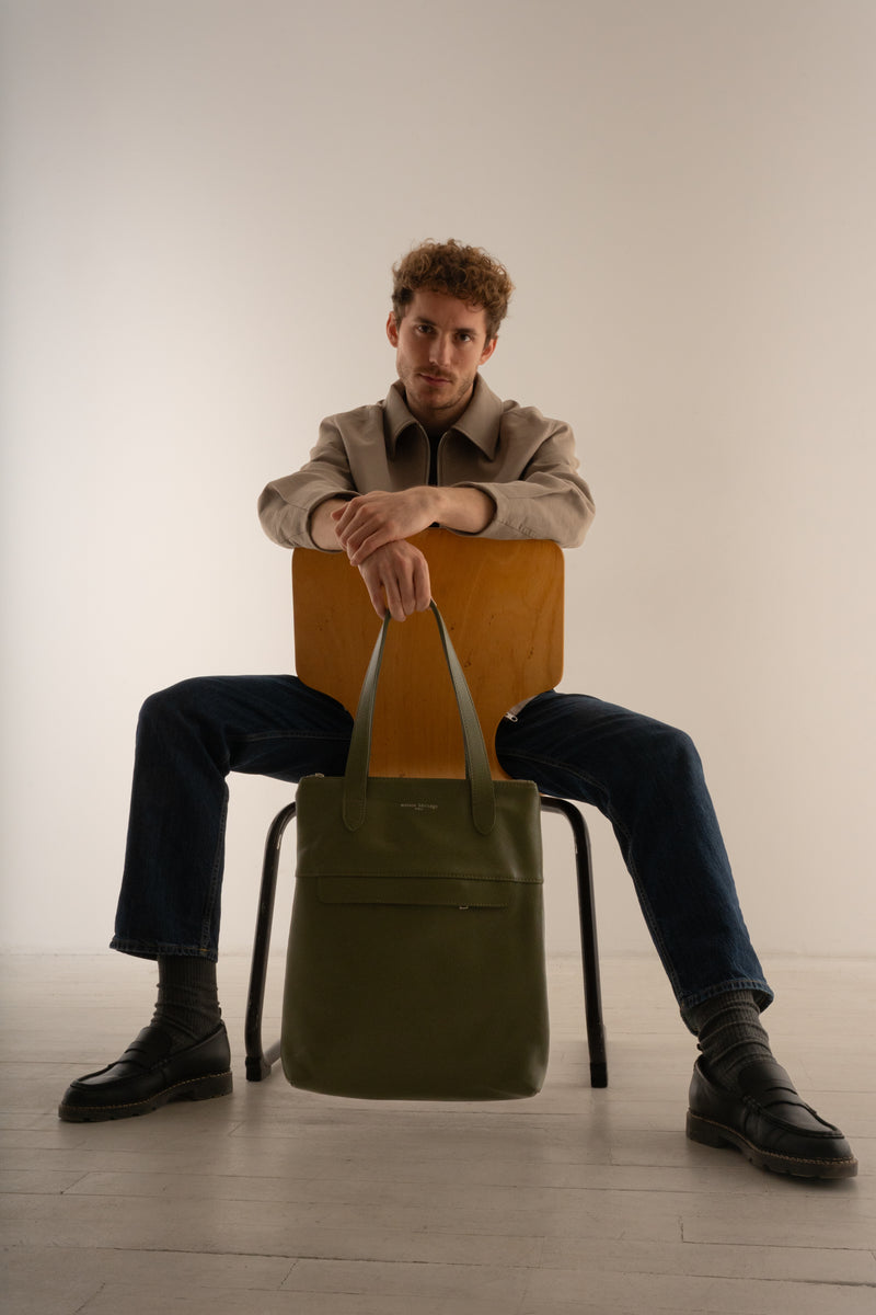 Tote Enzo - Vert Olive