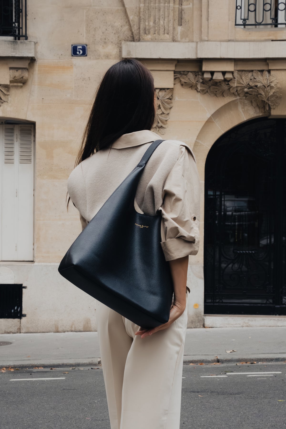 Sac Porté-Épaule Kira - Noir