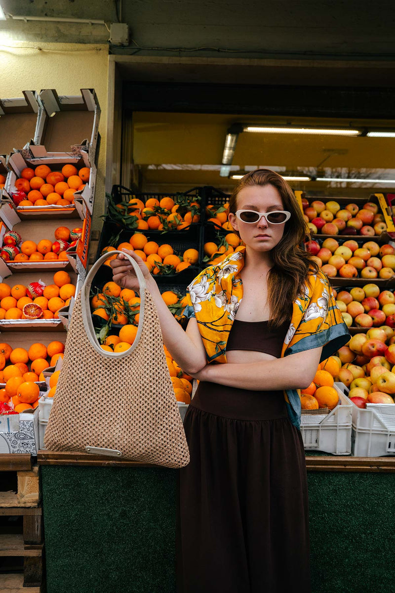 Maldives Handbag - Beige