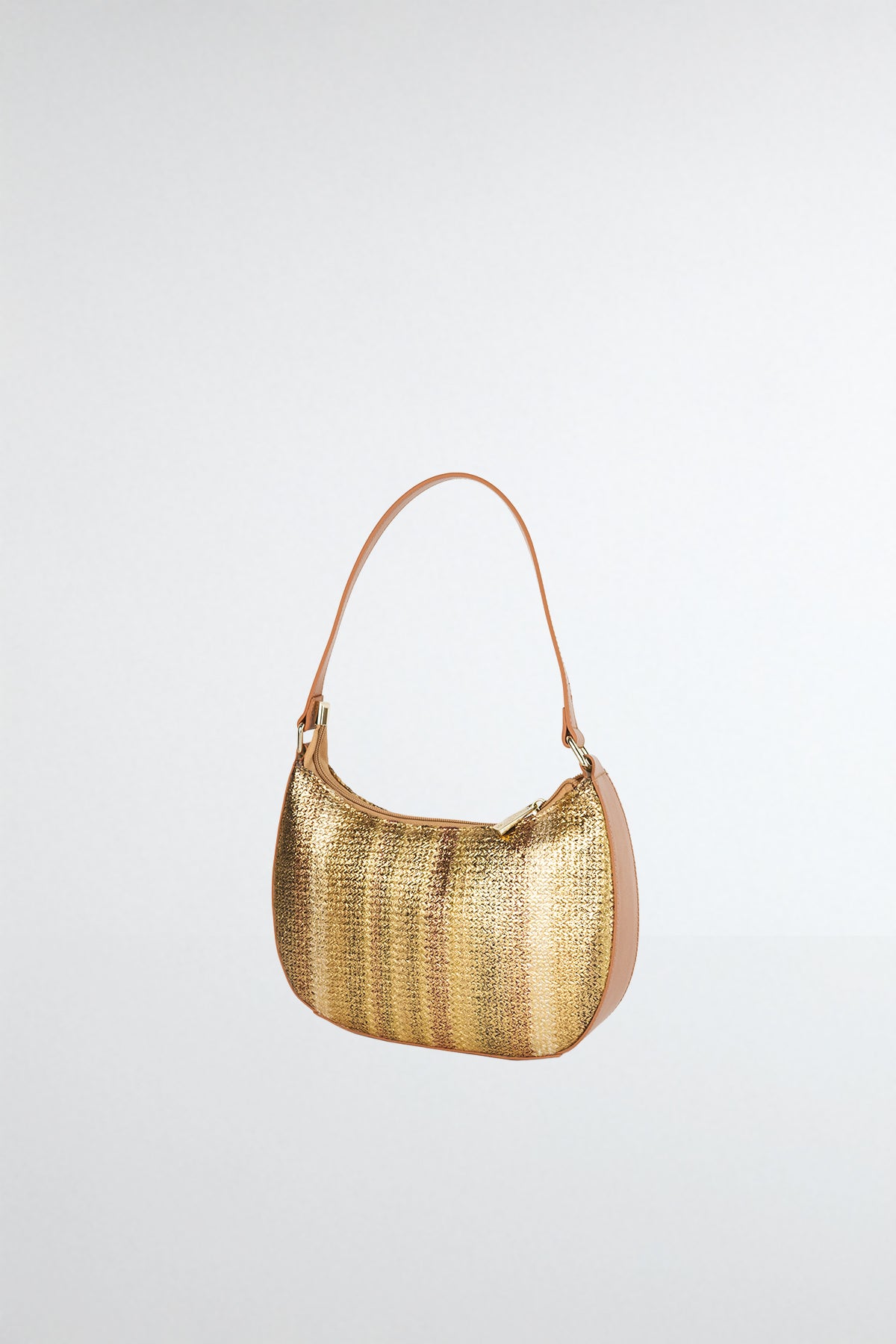 Borsa a spalla Nora - Cammello Brillante