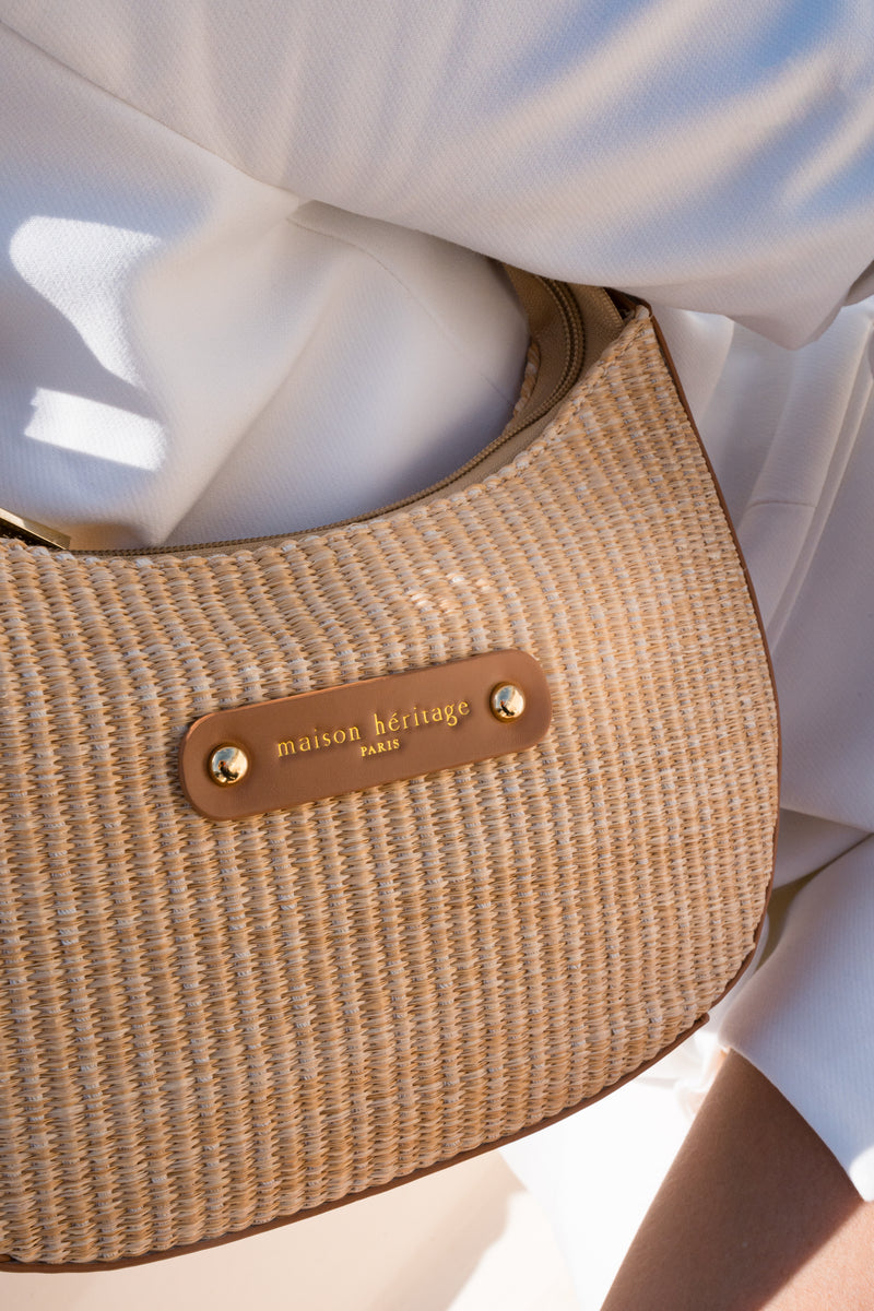 Sac Porté Épaule Camel Nora