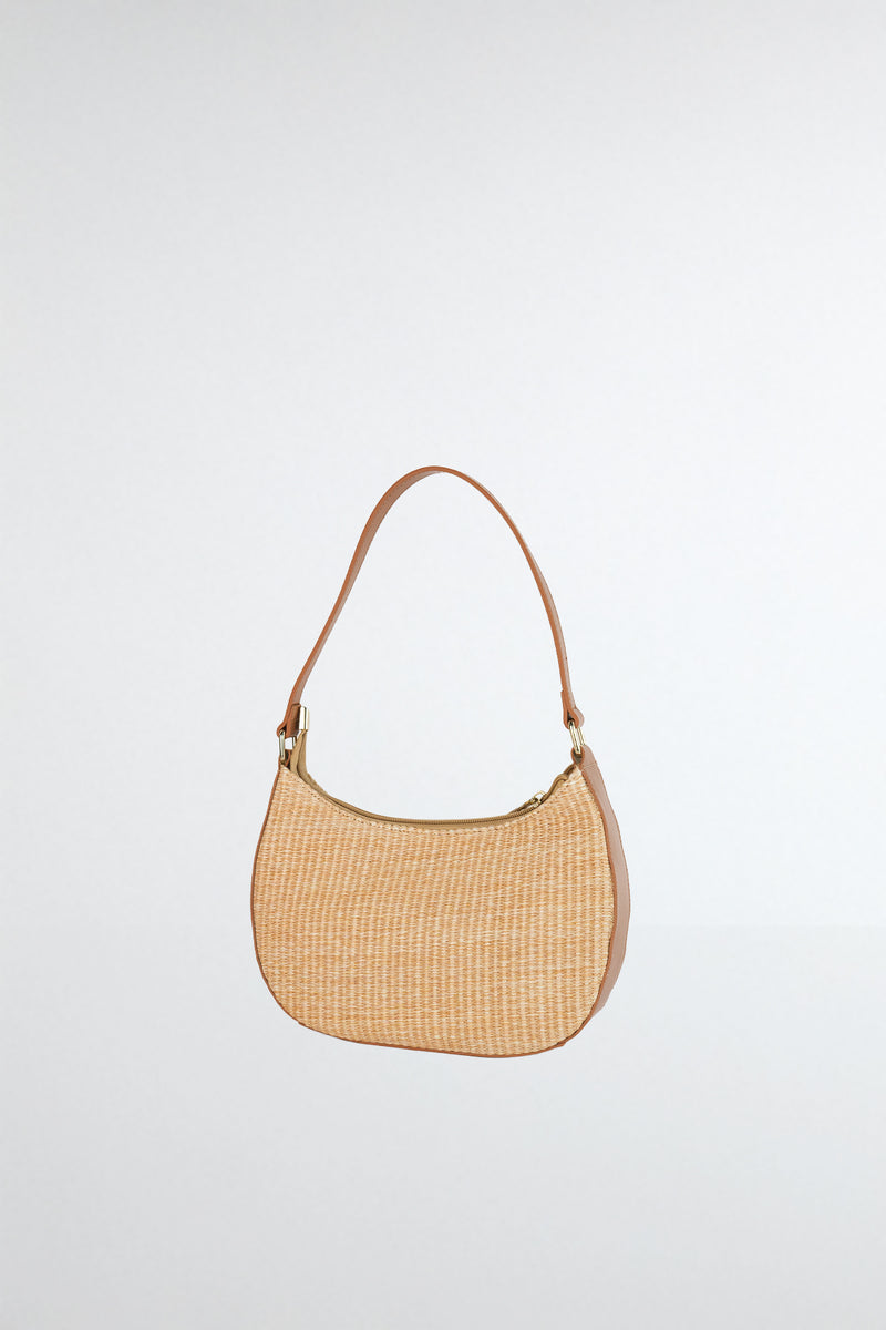 Sac Porté Épaule Camel Nora