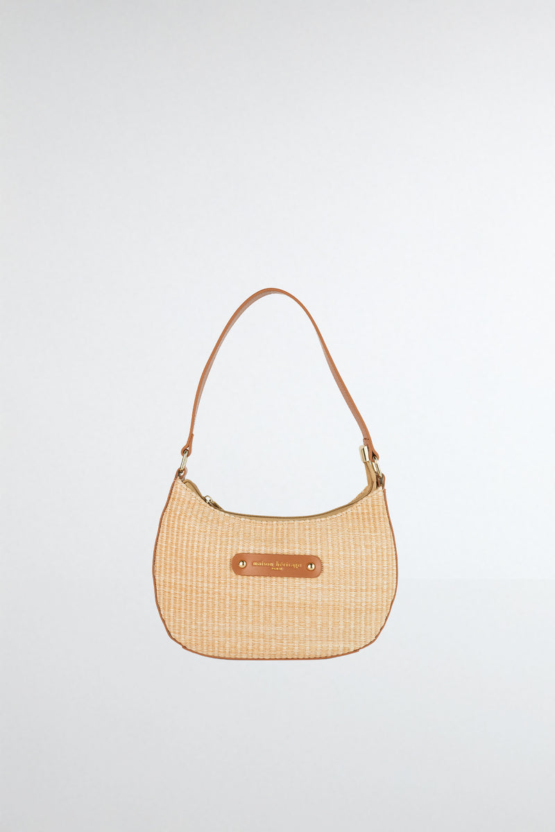 Sac Porté Épaule Camel Nora