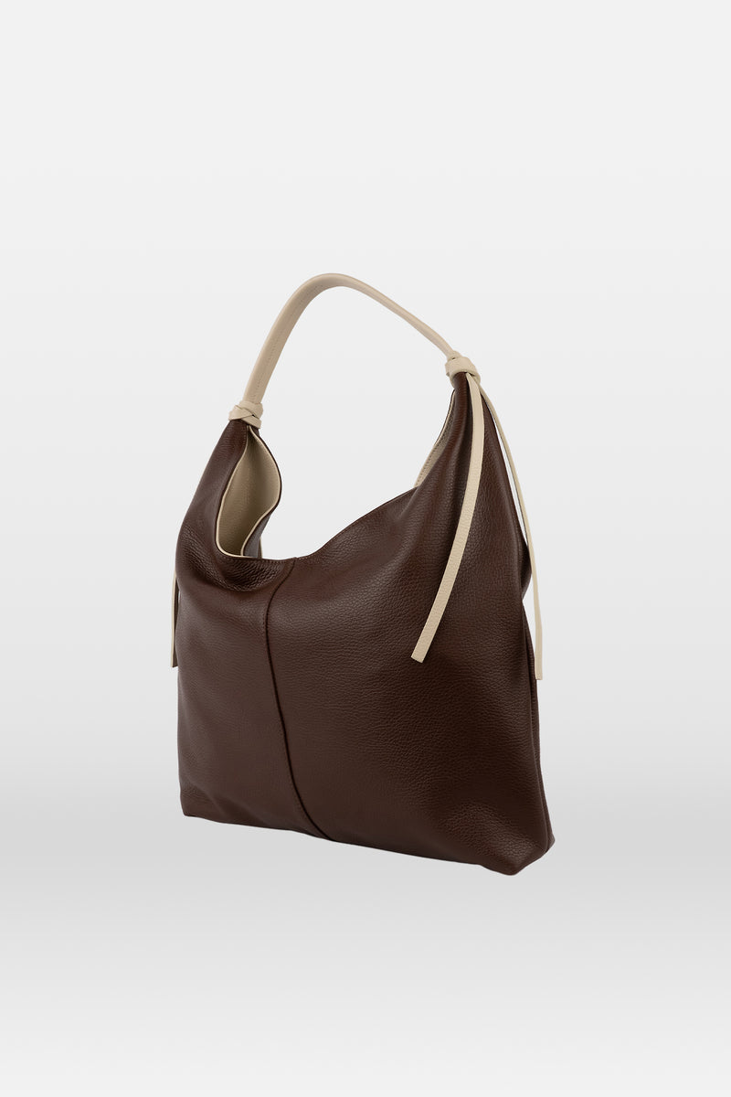 Tejo Shoulder Bag - Dark Camel