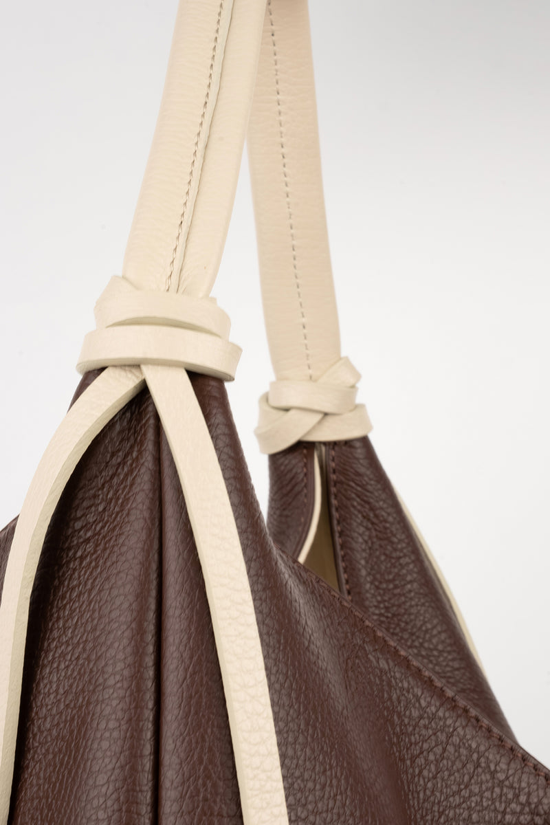 Tejo Shoulder Bag - Dark Camel