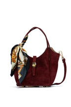 Sac À Main Aube Suede - Bordeau
