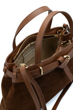 Sac À Main Borea Suede - Camel