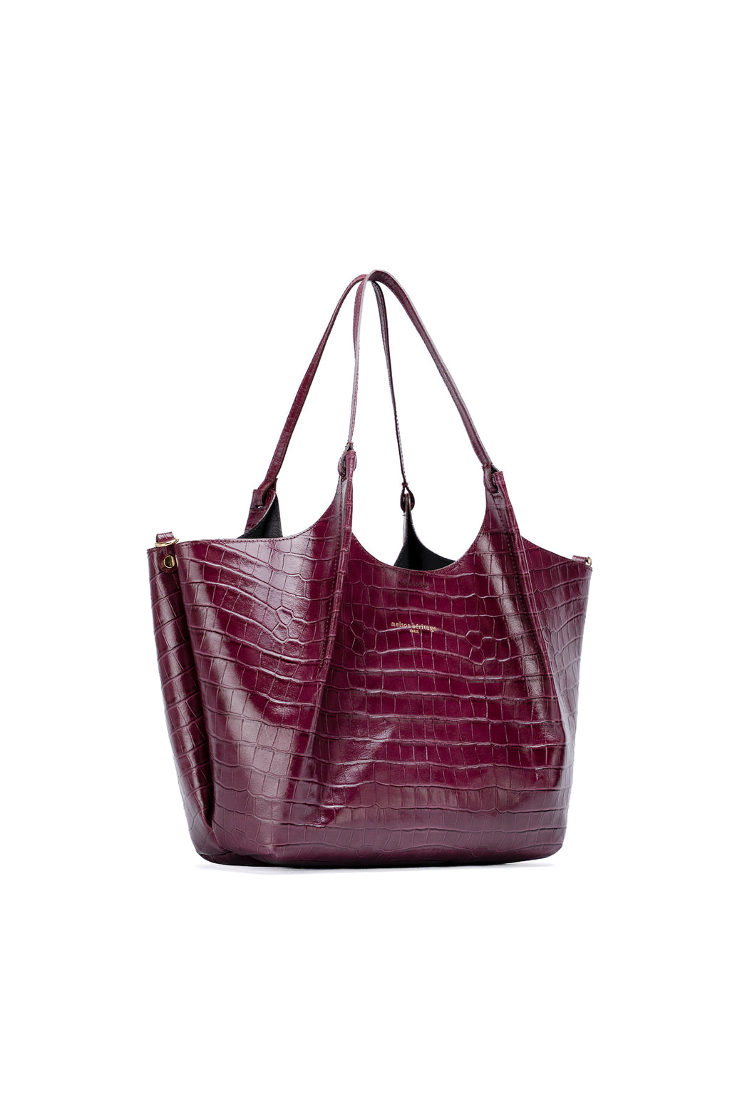 Sac Porté-Épaule Ceto Croco - Marron