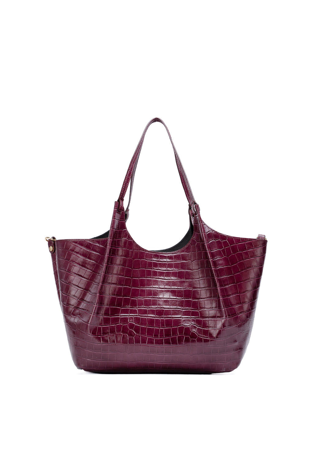 Sac Porté-Épaule Ceto Croco - Marron