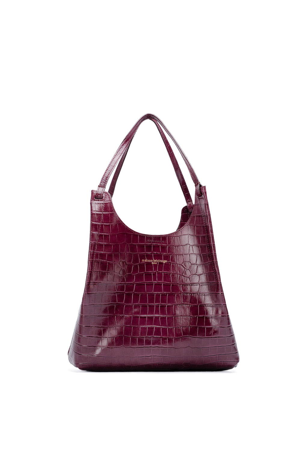 Sac Porté-Épaule Ceto Croco - Marron