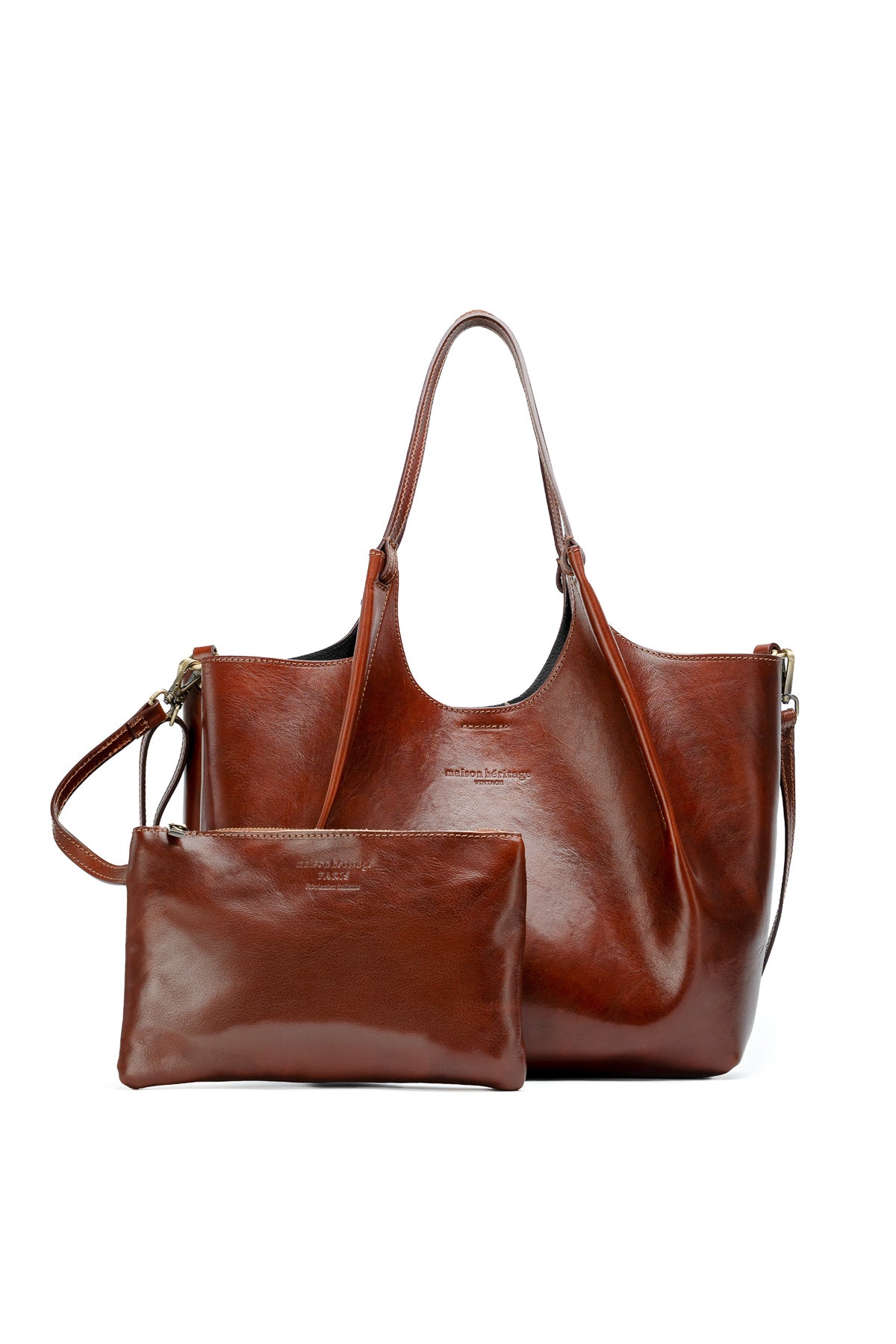 Sac Porté-Épaule Ceto Vintage - Marron