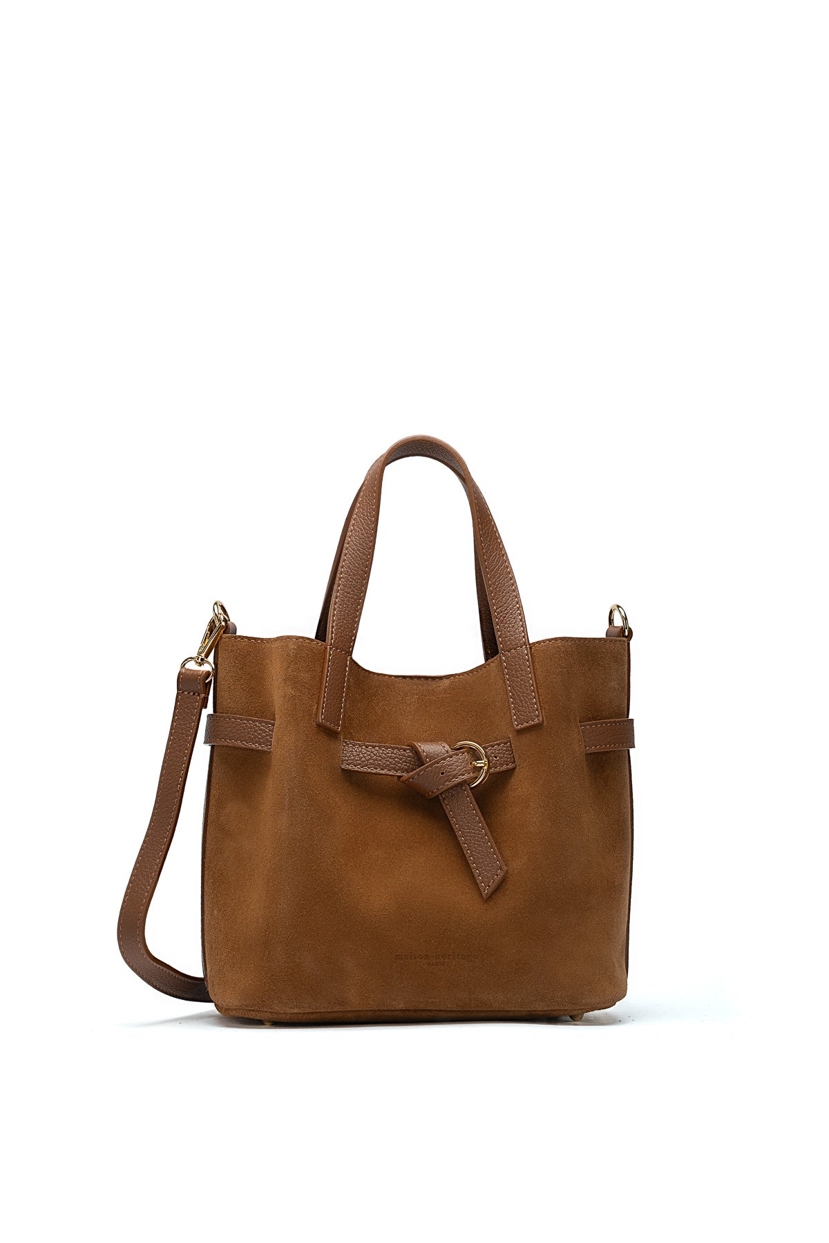Bolso de mano Eiry de ante - Camel