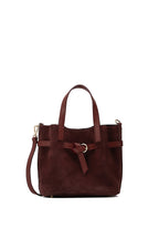 Borsa a mano Eiry scamosciata - Bordeaux