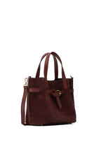 Borsa a mano Eiry scamosciata - Bordeaux